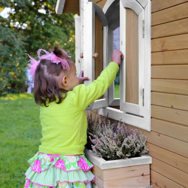 AXI Drewniany Domek z Oknami Alex Playhouse 178 cm - 005