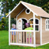 AXI Drewniany Domek z Oknami Alex Playhouse 178 cm - 007
