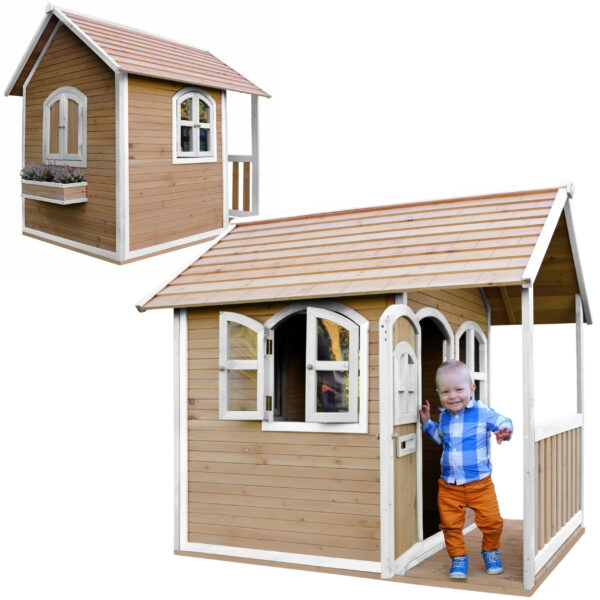 AXI Drewniany Domek z Oknami Alex Playhouse 178 cm - 013