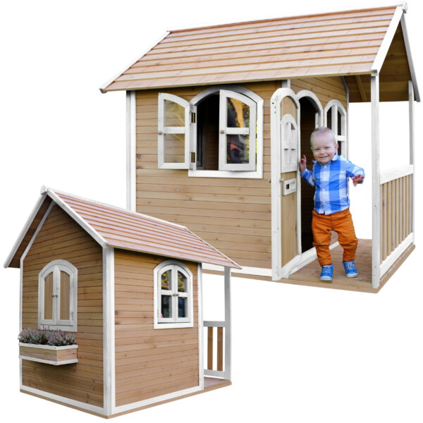 AXI Drewniany Domek z Oknami Alex Playhouse 178 cm - 014