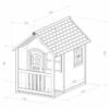 AXI Drewniany Domek z Oknami Alex Playhouse 178 cm - 016