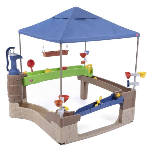 STEP2 Wodne Centrum Zabawy Pompą i Baldachimem Pump & Splash Shady Oasis - 012