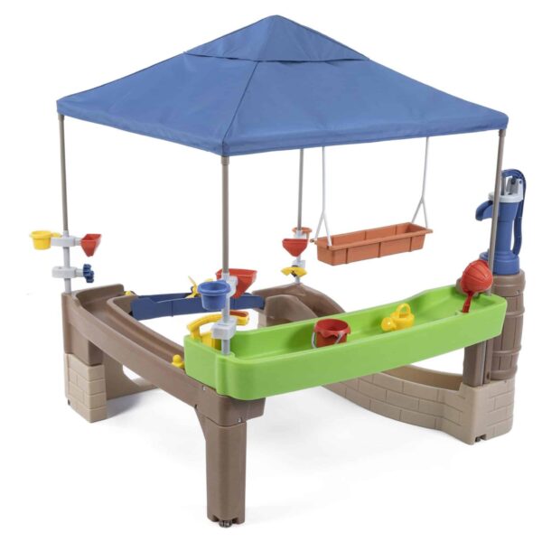 STEP2 Wodne Centrum Zabawy Pompą i Baldachimem Pump & Splash Shady Oasis - 013