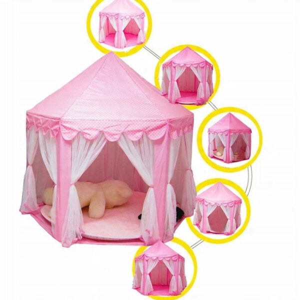 WOOPIE Namiot Zamek Księżniczki XXL Domek do Domu i Ogrodu - 007