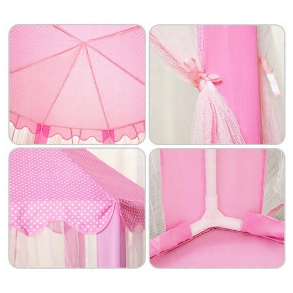 WOOPIE Namiot Zamek Księżniczki XXL Domek do Domu i Ogrodu - 008