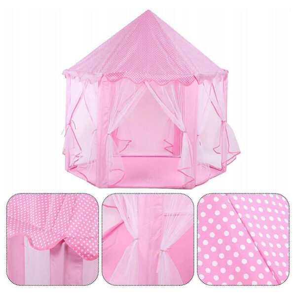 WOOPIE Namiot Zamek Księżniczki XXL Domek do Domu i Ogrodu - 010