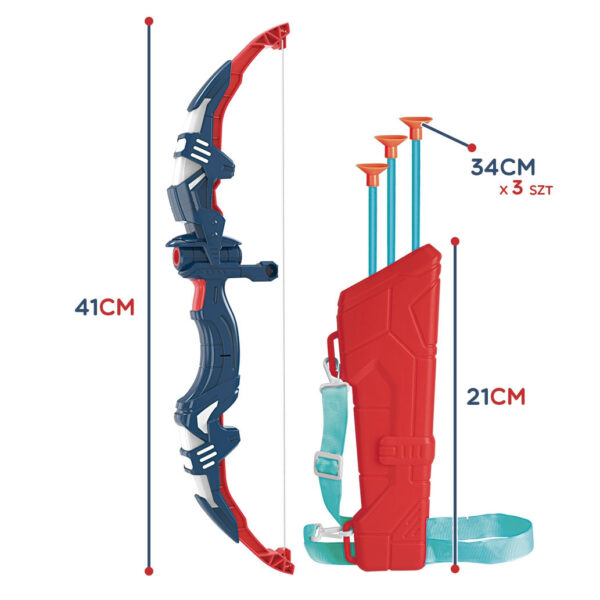 WOOPIE Zestaw Małego Łucznika Łuk Strzały 5el. - 009