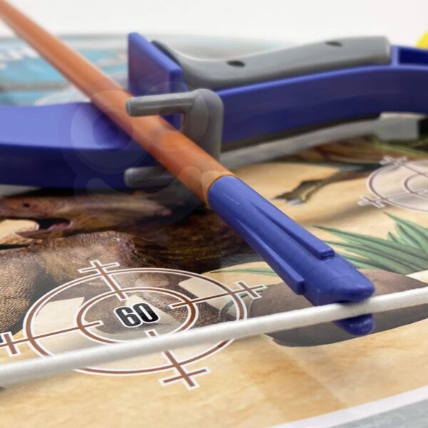 Zestaw małego łucznika Dinozaury łuk strzały tarcza 32 el.  WOOPIE - 005