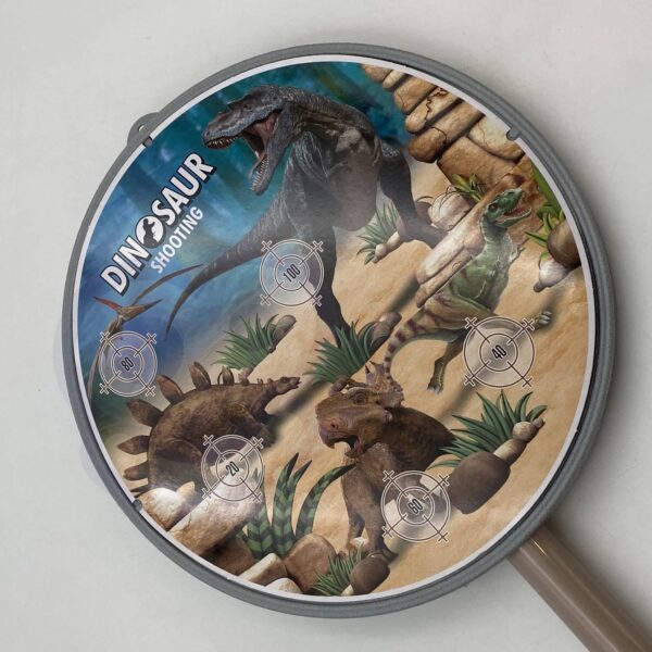 Zestaw małego łucznika Dinozaury łuk strzały tarcza 32 el.  WOOPIE - 006