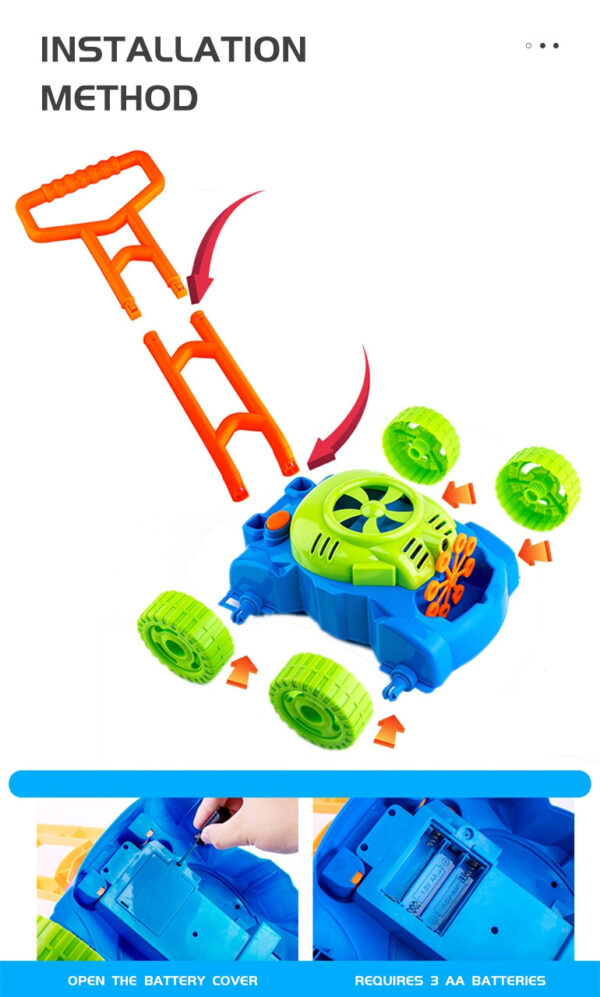 WOOPIE Kosiarka Bańki Mydlane Dźwięki Płyn - 010