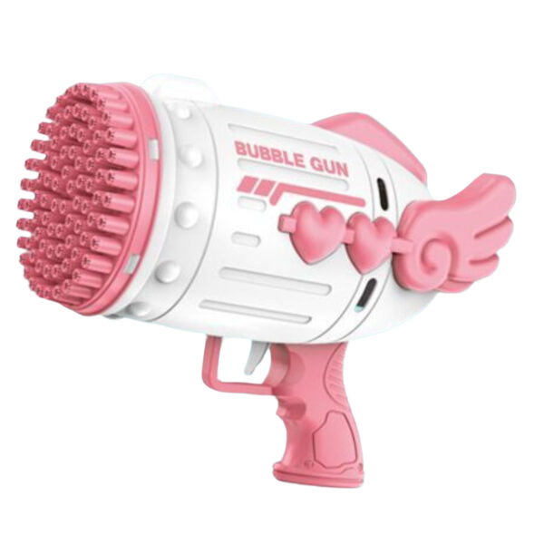 WOOPIE Pistolet do Robienia Baniek Mydlanych 91 Otworów Różowy - 011