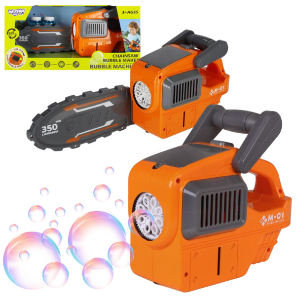 WOOPIE Piła Łańcuchowa - Pistolet do Robienia Baniek Mydlanych - 001