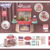 WOOPIE Cukiernia Lodziarnia Walizka 3w1 Torba 25 el. - 006