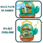 WOOPIE Interaktywny Kaktus Maszyna do Baniek Mydlanych - 012