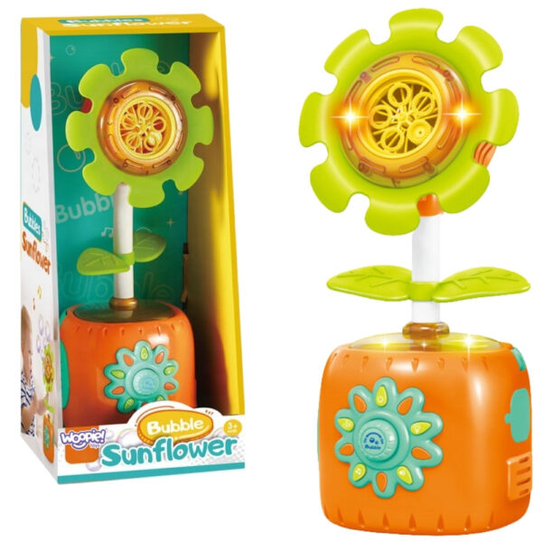 WOOPIE Interaktywny Słonecznik Maszyna do Baniek Mydlanych - 001
