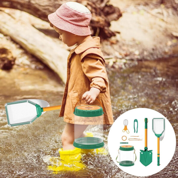 WOOPIE Discovery Zestaw Małego Odkrywcy Natury Siatka na Owazdy Motyle Pojemnik na Ryby - 004