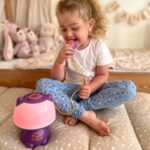 Lampka LED RGB głośnik Bluetooth karaoke dla dzieci - Woopie - 008