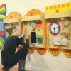Rama Ścienna Pociąg na 5 Tablic Masterkidz Flex – System Montessori - 002