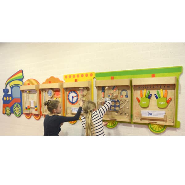 Rama Ścienna Pociąg na 5 Tablic Masterkidz Flex – System Montessori - 003