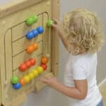 Panel Ścienny Labirynt z Koralikami Gra Manipulacyjna Masterkidz - 004