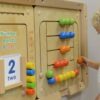 Panel Ścienny Labirynt z Koralikami Gra Manipulacyjna Masterkidz - 008