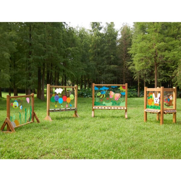 MASTERKIDZ 4 Stronna Tablica Przezroczysta Akrylowa Do Malowania + Kubeczki - 005