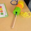 Drewniana Przeplatanka Sznurowanka XL Masterkidz – Tablica Montessori - 006