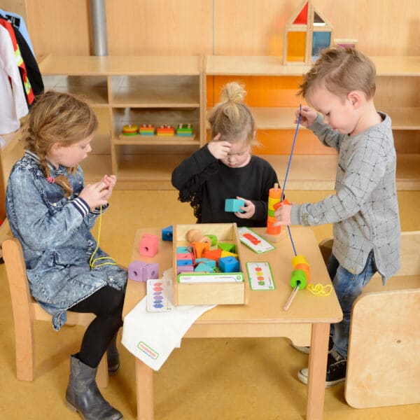 Drewniana Przeplatanka Sznurowanka XL Masterkidz – Tablica Montessori - 007