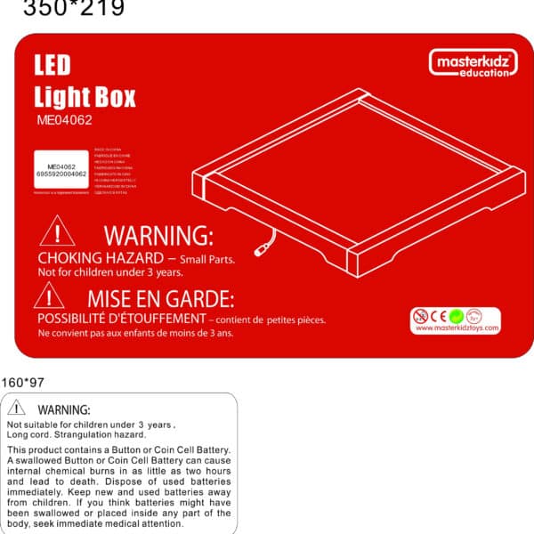 MASTERKIDZ Panel Skrzynia LED Sensoryczna - 006