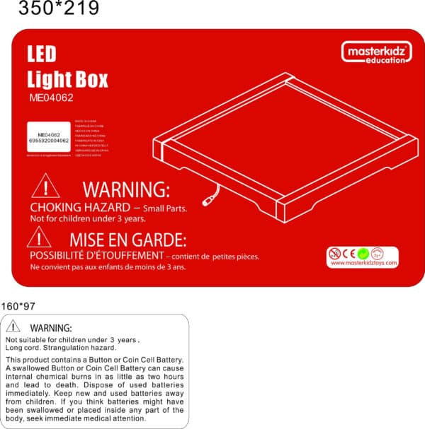 MASTERKIDZ Panel Skrzynia LED Sensoryczna - 006