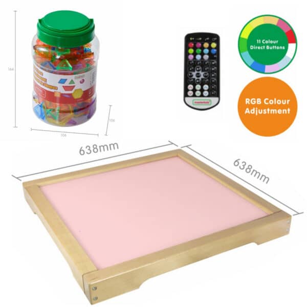 Edukacyjny Panel Świetlny LED Masterkidz – Mozaika 140 el. Montessori STEM - 004
