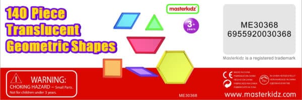 Edukacyjna Mozaika Geometryczna Tangram 140 el. Masterkidz Montessori - 006