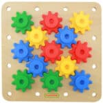 Drewniane Koła Zębate - Kreatywna Gra Logiczna i Mechaniczna Masterkidz - 006