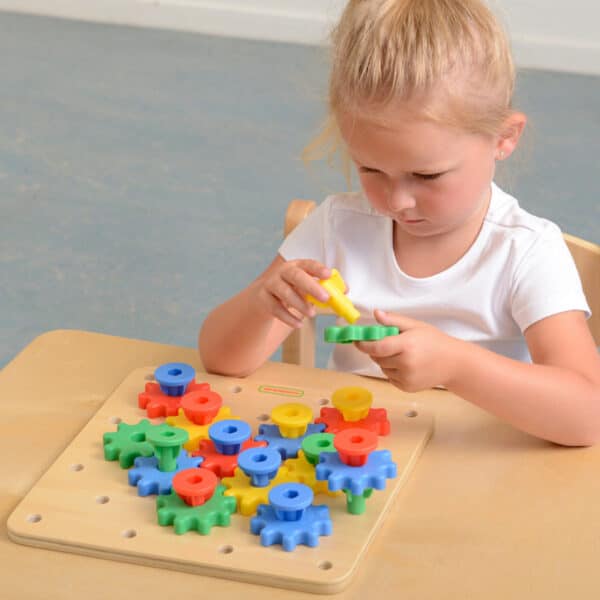 Drewniane Koła Zębate - Kreatywna Gra Logiczna i Mechaniczna Masterkidz - 003
