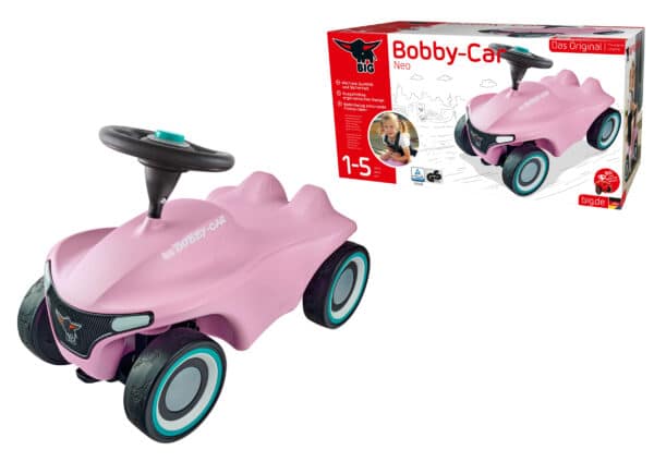 BIG Różowy Jeżdzik Pchacz Bobby Car Neo Pink Dla Dzieci - 007