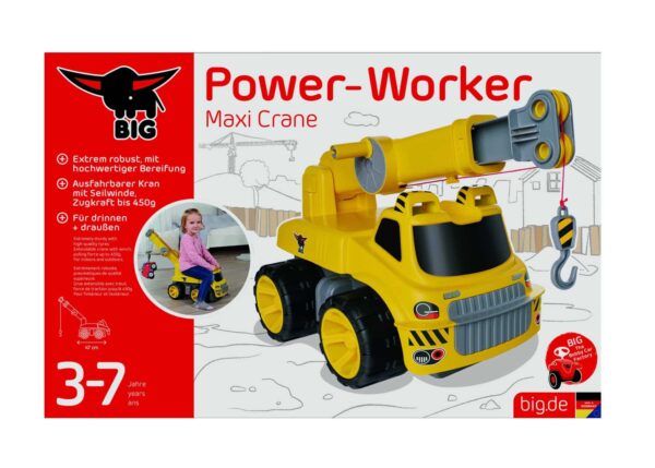 BIG Jeździk Dźwig Maxi Crane - 013