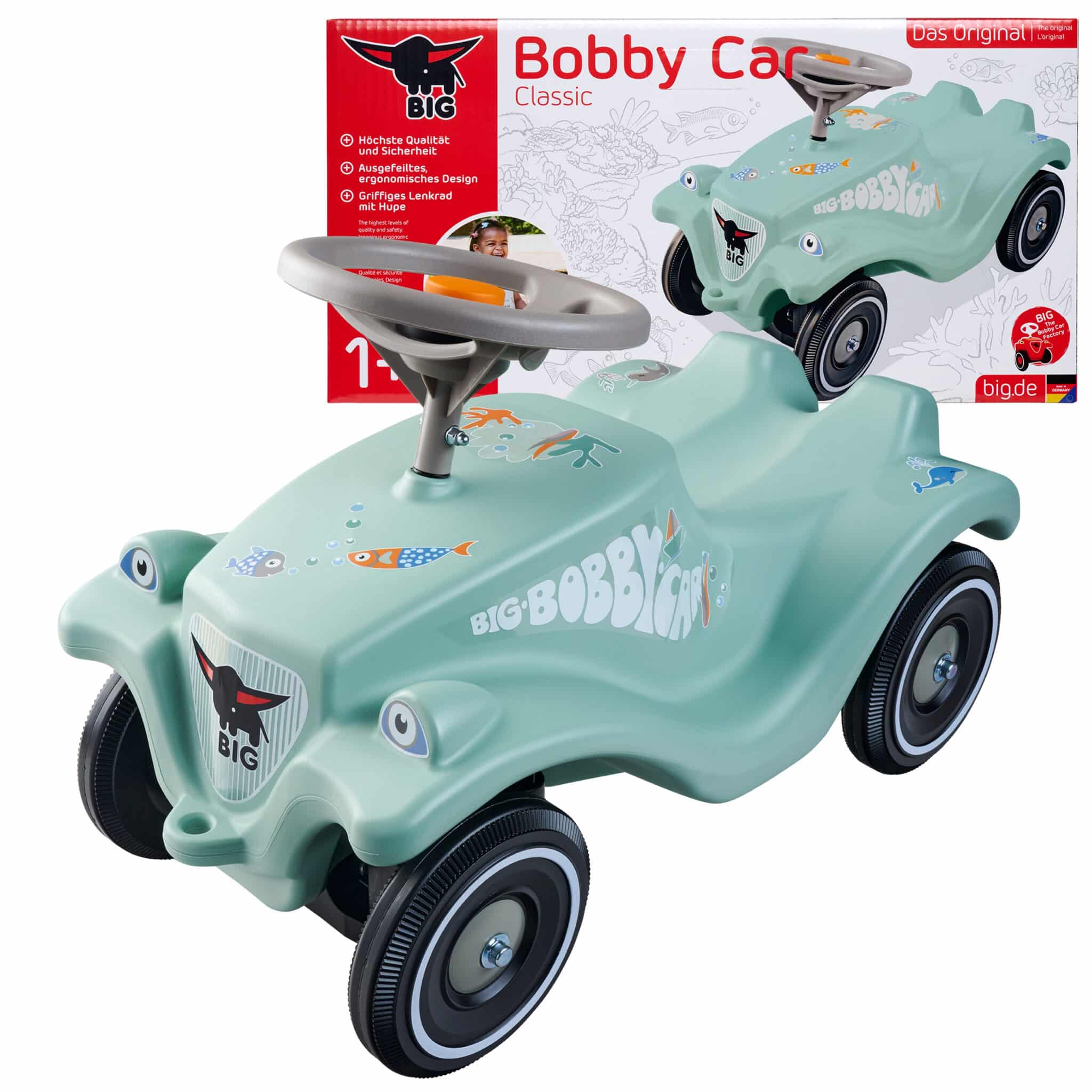 BIG Bobby Car Classic Green Sea - 001