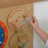 Edukacyjny Zegar Ścienny Masterkidz – Drewniany Panel Sensoryczny Flex STEM - 006