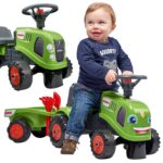 FALK Traktorek Baby Claas Zielony z Przyczepką + akc. od 1-3 lat - 001