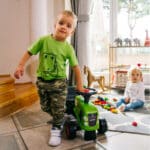 FALK Traktorek Baby Claas Zielony z Przyczepką + akc. od 1-3 lat - 003