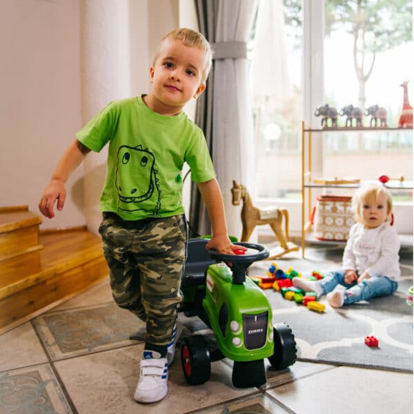 FALK Traktorek Baby Claas Zielony z Przyczepką + akc. od 1-3 lat - 003