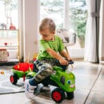 FALK Traktorek Baby Claas Zielony z Przyczepką + akc. od 1-3 lat - 004