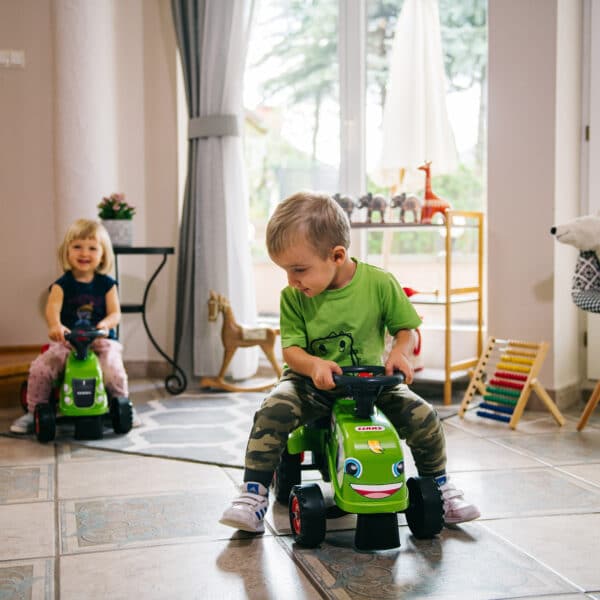 FALK Traktorek Baby Claas Zielony z Przyczepką + akc. od 1-3 lat - 005