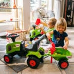 FALK Traktorek Baby Claas Zielony z Przyczepką + akc. od 1-3 lat - 006