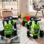 FALK Traktorek Baby Claas Zielony z Przyczepką + akc. od 1-3 lat - 009