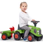 FALK Traktorek Baby Claas Zielony z Przyczepką + akc. od 1-3 lat - 013