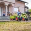 FALK Traktor CLAAS na Pedały z Przyczepą, Łyżką i Spychaczem od 3 Lat - 002