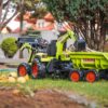 FALK Traktor CLAAS na Pedały z Przyczepą, Łyżką i Spychaczem od 3 Lat - 006