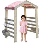 CLASSIC WORLD EDU Drewniana Brama Ogrodowa Pergola Kwietnik - 003