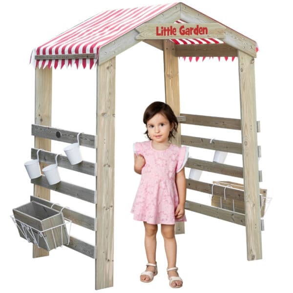 CLASSIC WORLD EDU Drewniana Brama Ogrodowa Pergola Kwietnik - 003